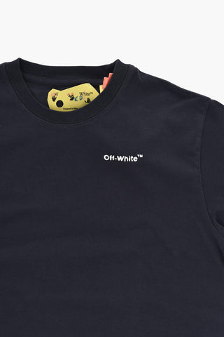 T-shirt Girocollo in Cotone con Stampa Logo
