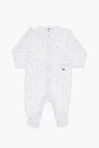 Pagliaccetto in Cotone con Stelle All-Over e DouDou Abbinato