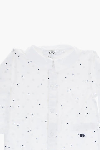 Pagliaccetto in Cotone con Stelle All-Over e DouDou Abbinato