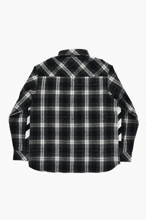 Tartan Flannel Shirt with Double Chest Pockets
