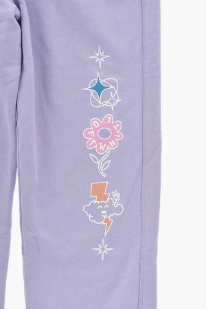 Fleece Joggers ELEMENTS With Floral Print