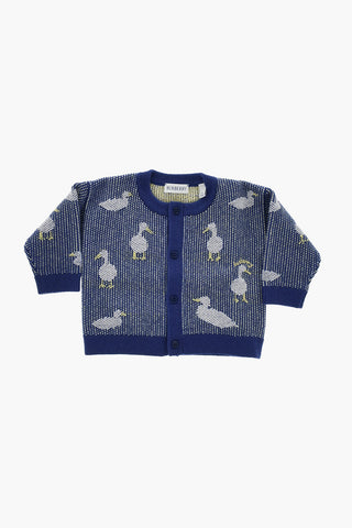 Set DUCK Cardigan e Pantaloni in Lana