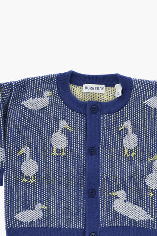 Set DUCK Cardigan e Pantaloni in Lana