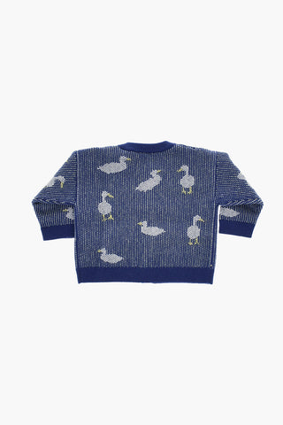 Set DUCK Cardigan e Pantaloni in Lana
