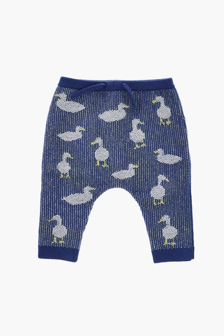 Set DUCK Cardigan e Pantaloni in Lana
