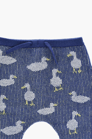 Set DUCK Cardigan e Pantaloni in Lana