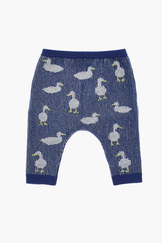 Set DUCK Cardigan e Pantaloni in Lana