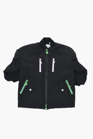 Padded Utility Bomber with Logo Band