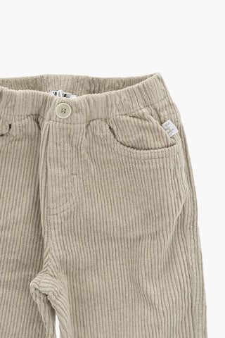 Gerippte Velours-Hose mit elastischem Bund