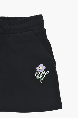 Rock Aus Sweat Mit Blumenprint