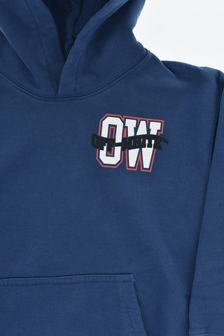 Felpa Hoodie ARROW VARSITY in Cotone Garzato