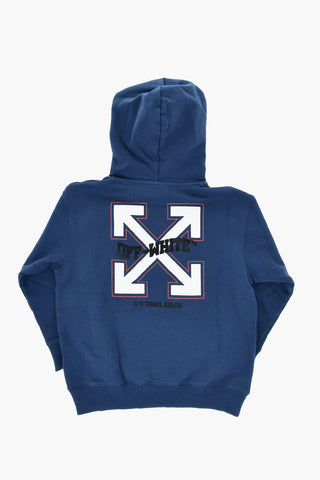Felpa Hoodie ARROW VARSITY in Cotone Garzato