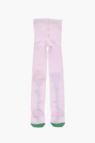 Cotton-Blend Socks with Floral Print