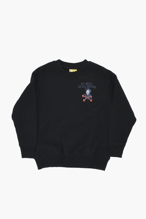 Cotton Crew-Neck Sweatshirt with Print