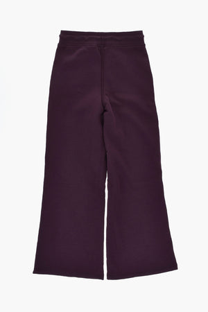 Joggers in Cotone Felpato con Elastico in Vita