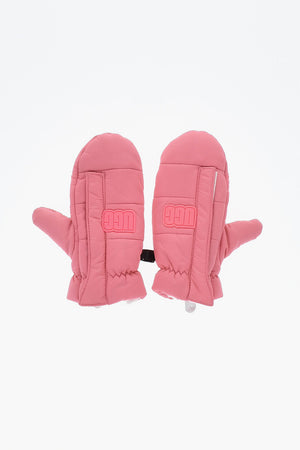 Guanti Mitten Trapuntati con Interno in Ecopelliccia