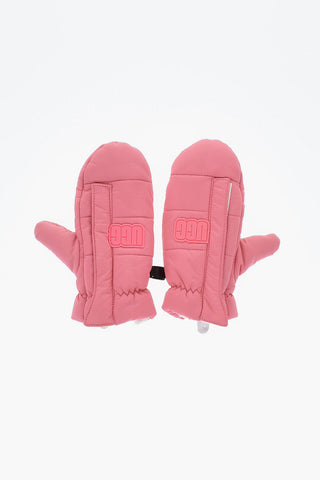 Quilted Mittens with Faux-Fur Lining
