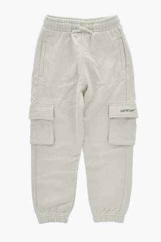 Joggers Cargo BOOKISH DIAG in Cotone Garzato