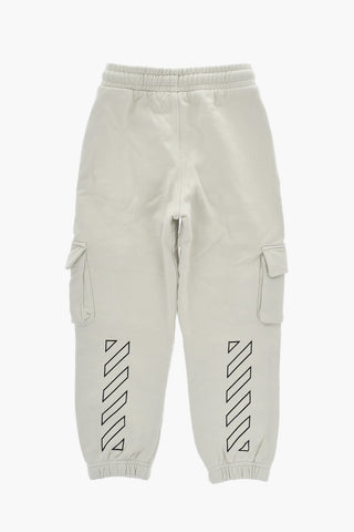 Joggers Cargo BOOKISH DIAG in Cotone Garzato