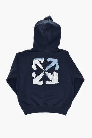 Hoodie ARROW aus Baumwolle mit Druck