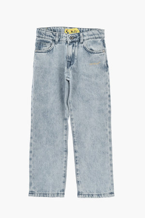 Stonewashed Jeans BOOKISH With Print On Back
