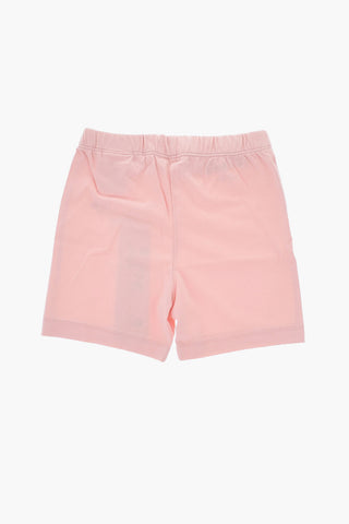 Lightweight Cotton Shorts BOOKISH with Side Butterfly Print