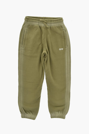 Joggers in Cotone Garzato Effetto Delavè