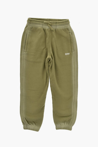 Joggers in Cotone Garzato Effetto Delavè