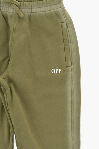 Joggers in Cotone Garzato Effetto Delavè