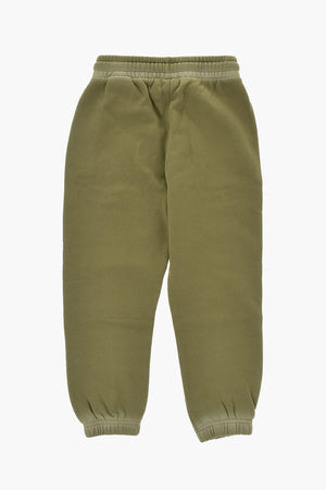 Joggers in Cotone Garzato Effetto Delavè