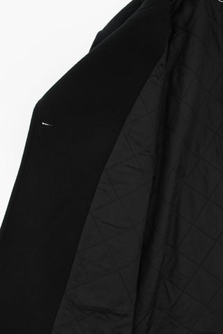 MM6 Cappotto a Doppiopetto in Misto Lana 