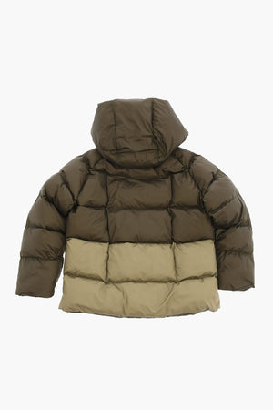 Gepolsterte Und Gesteppte Ripstop-Jacke Mit Karomuster