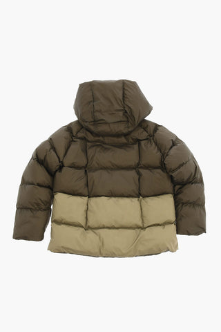 Gepolsterte Und Gesteppte Ripstop-Jacke Mit Karomuster