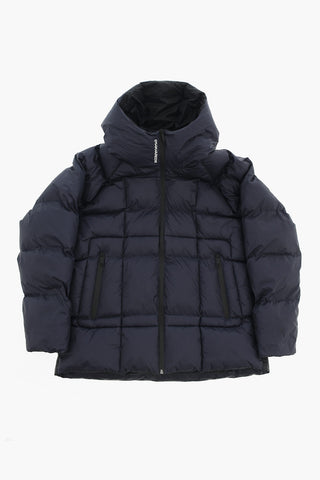 Gepolsterte Und Gesteppte Ripstop-Jacke Mit Karomuster