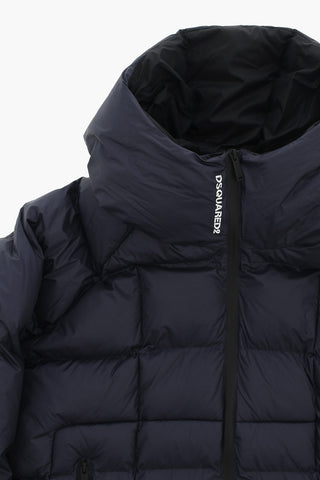 Gepolsterte Und Gesteppte Ripstop-Jacke Mit Karomuster