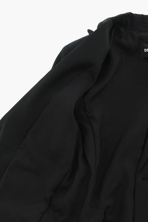 Virgin Wool Tuxedo Jacket With Peak Lapel