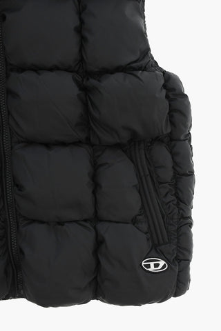 Sleeveless Padded Quilted Jacket