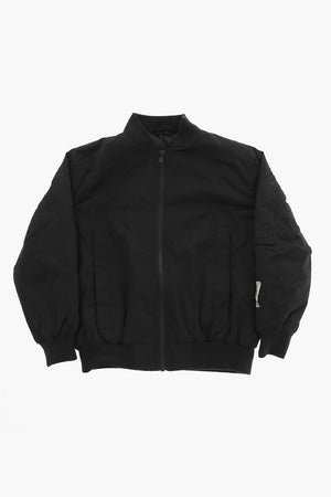 Solid Padded Bomber With Maxi Front Pockets