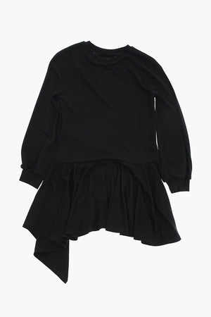 ICON Flared Long-Sleeve Dress with Rhinestone Detail