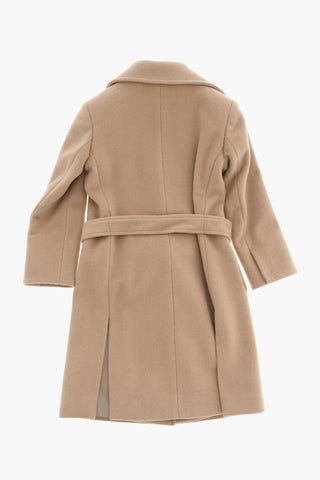 Virgin Wool Coat With Belt