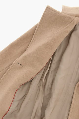Virgin Wool Coat With Belt