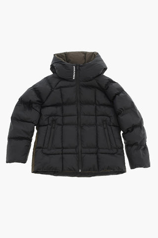 Checked Ripstop Padded Quilted Jacket