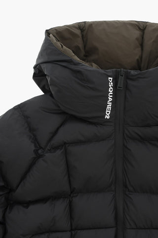 Checked Ripstop Padded Quilted Jacket