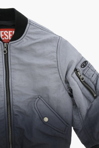 Nylon-Bomber mit Farbverlauf und Ärmeltasche