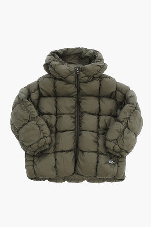 Padded Quilted Check Ripstop Jacket