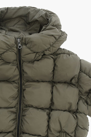 Padded Quilted Check Ripstop Jacket