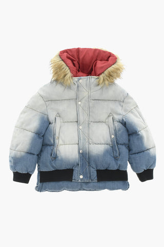 Gepolsterte Denimjacke