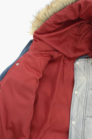 Gepolsterte Denimjacke