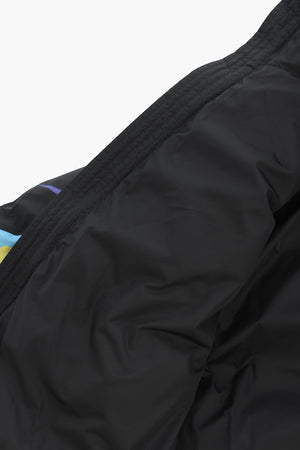 Printed Padded Jacket With Hood