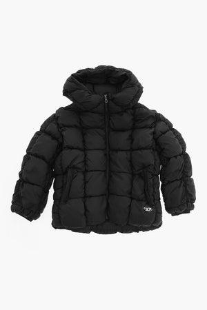 Gepolsterte Karo-Ripstop-Jacke